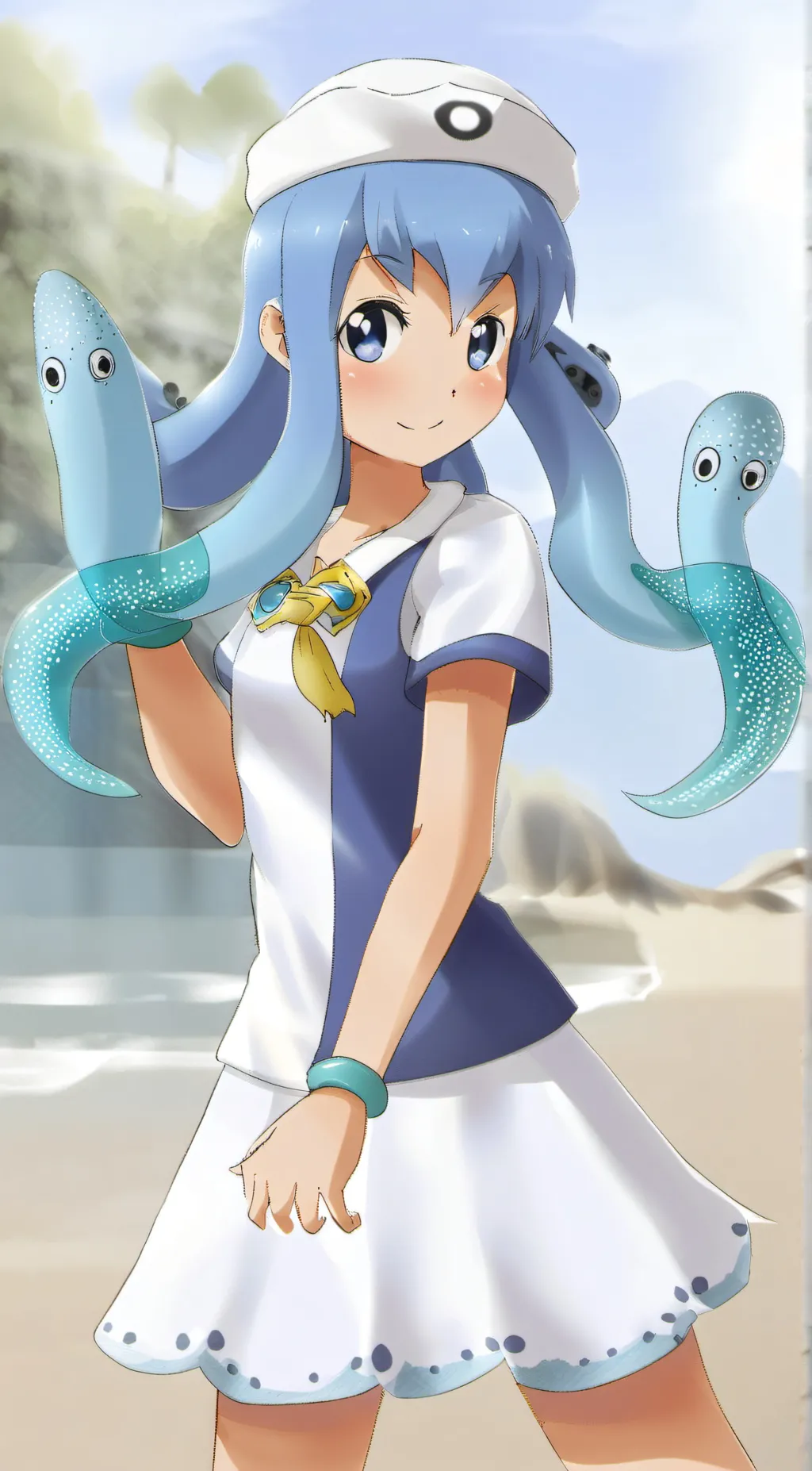 ai character: Squid Girl II background