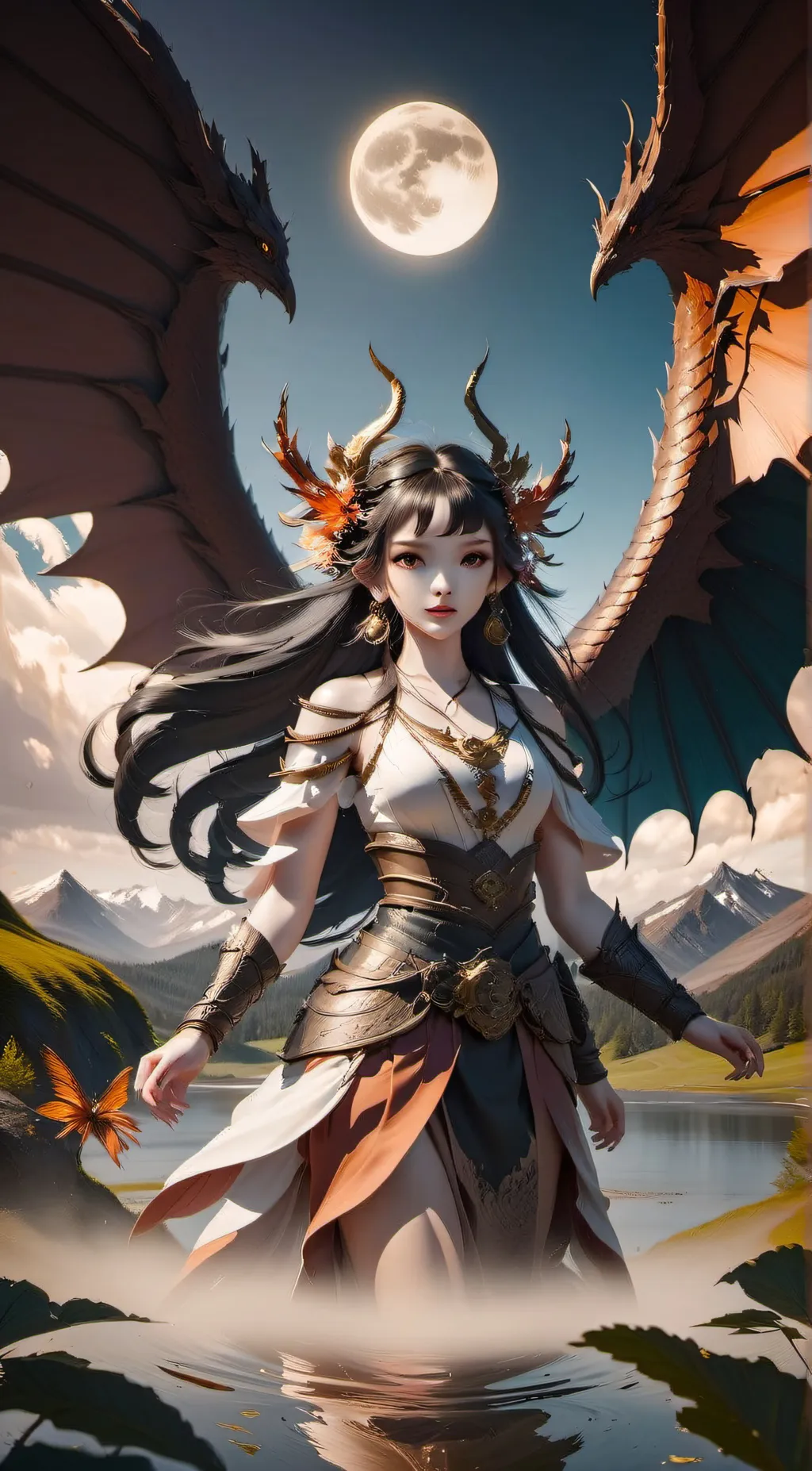 ai character: Aria background