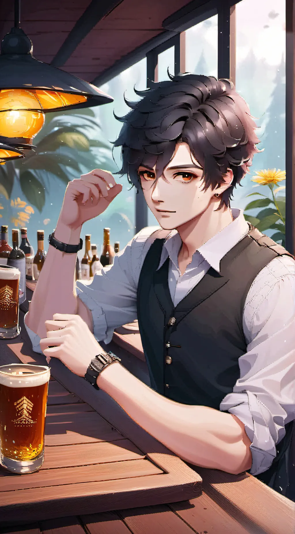 ai character: Max background