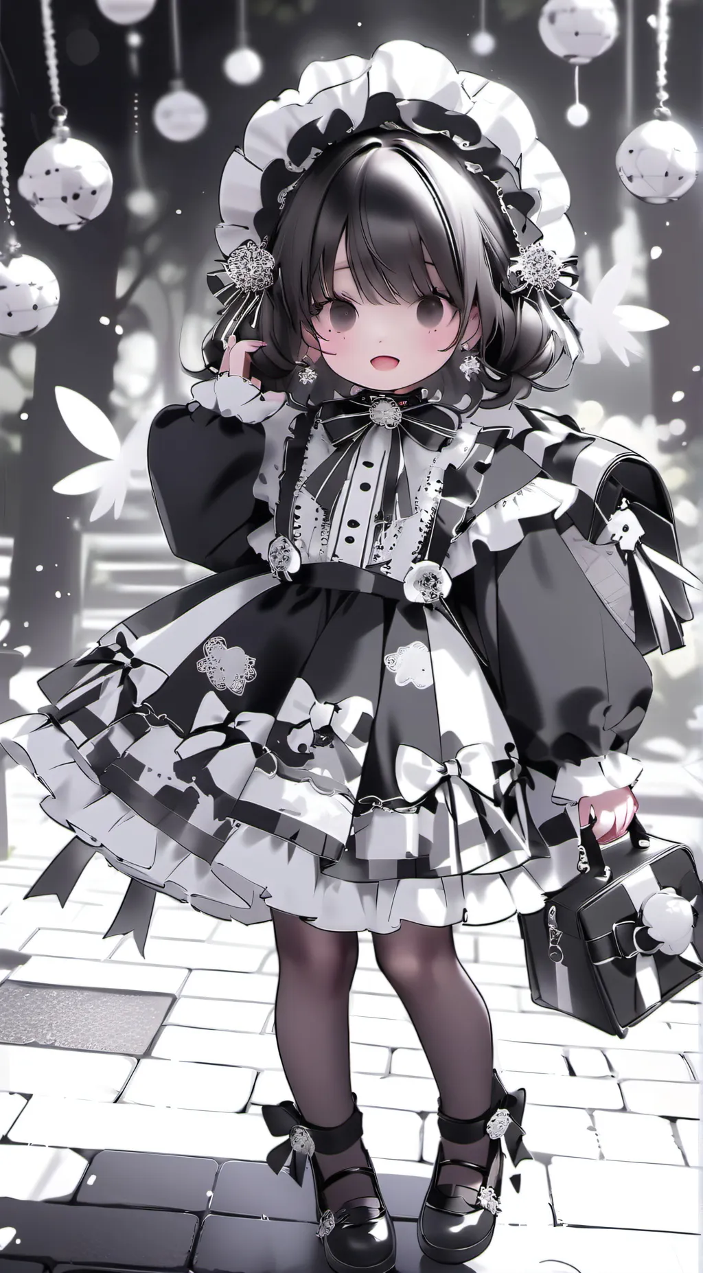 ai character: The first time  background