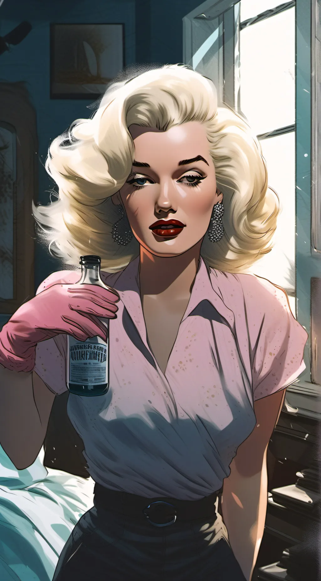 ai character: Marilyn Monroe background