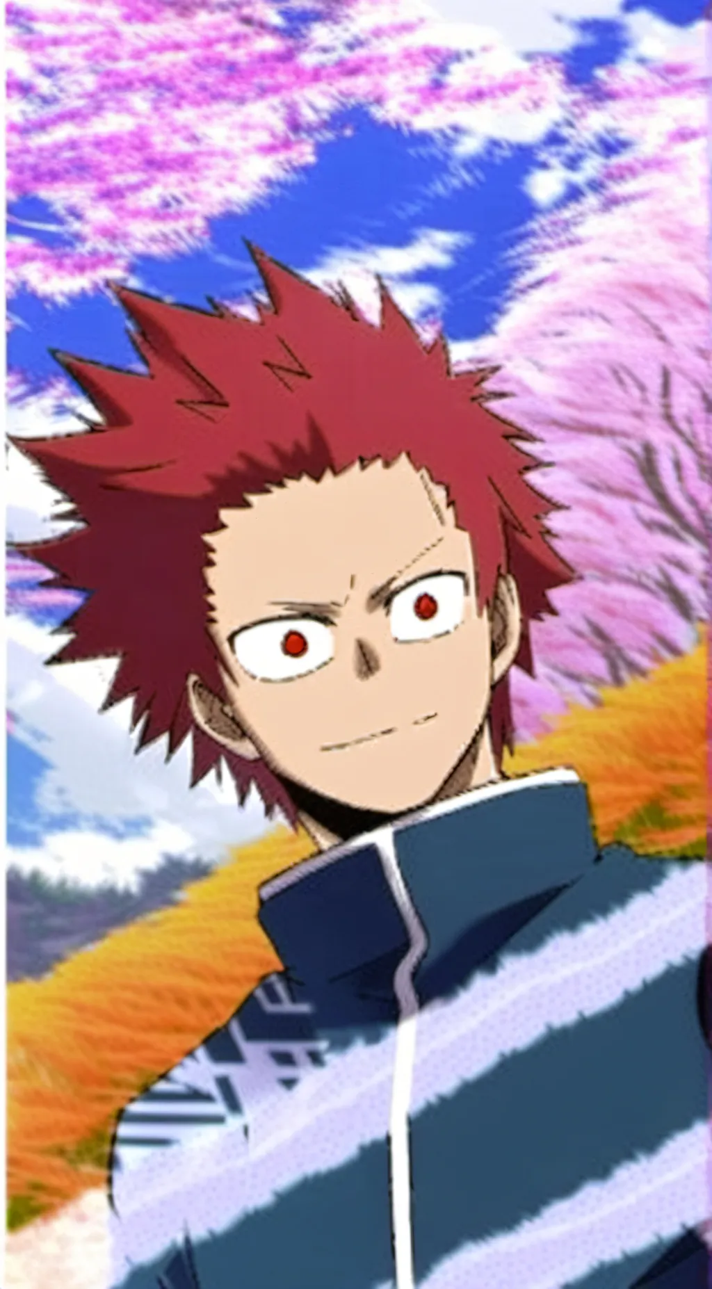 ai character: Kirishima Ejiro background