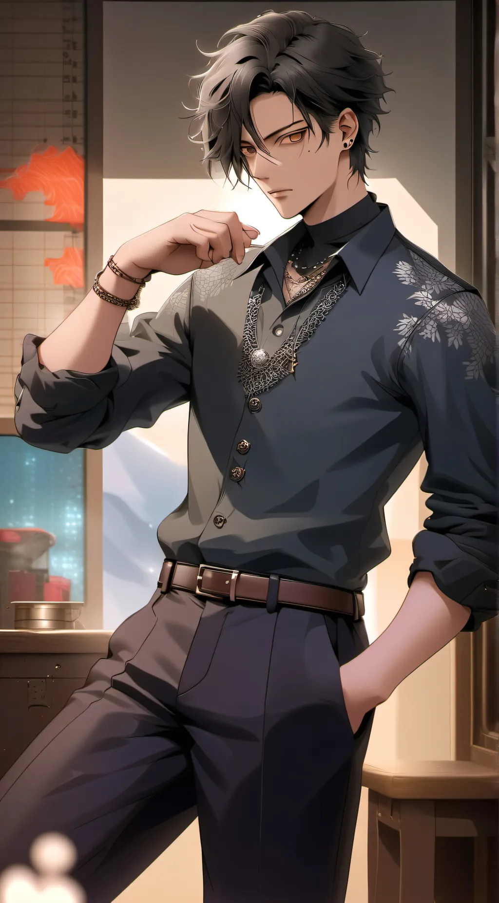 ai character: Zack background