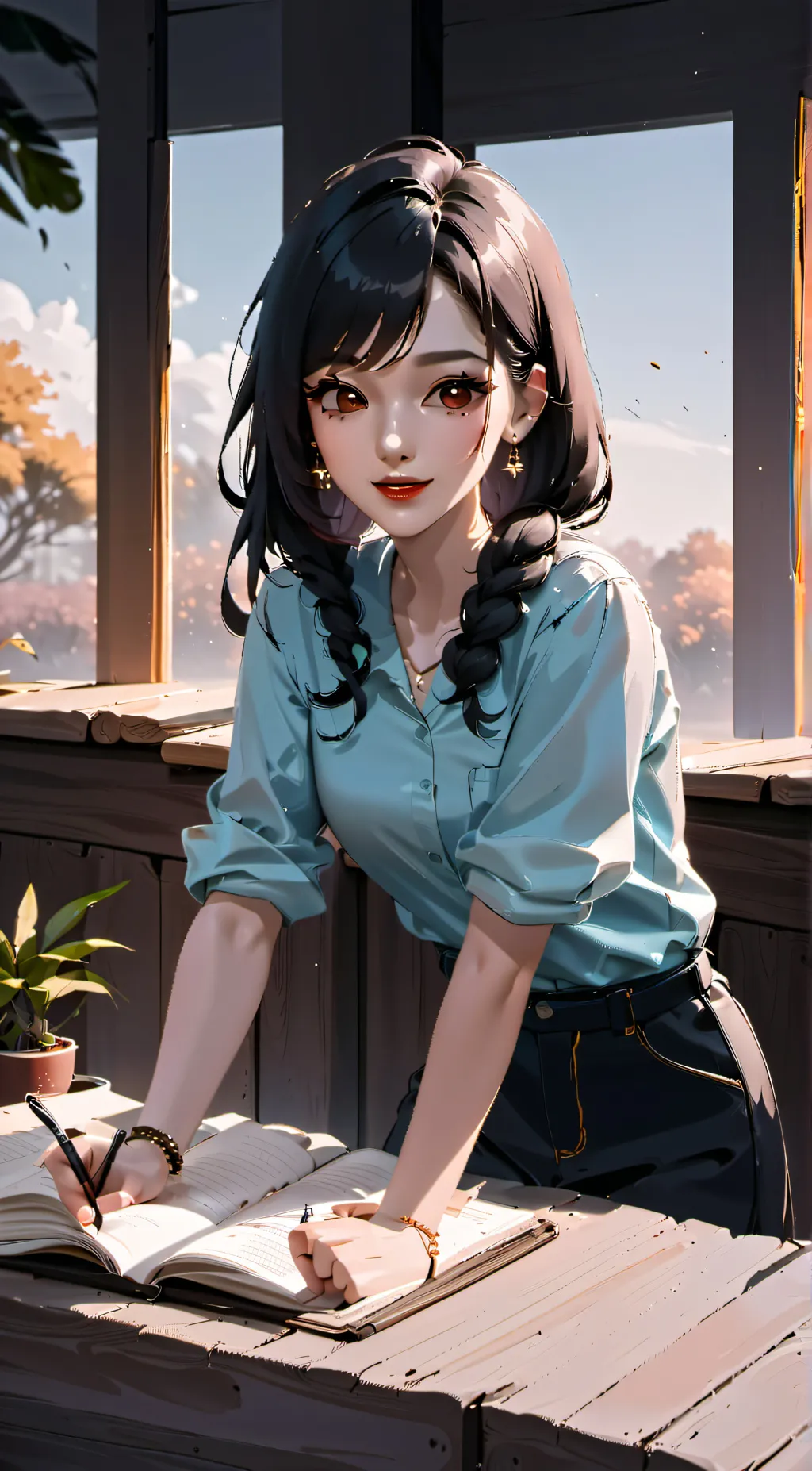 ai character: Trisha background