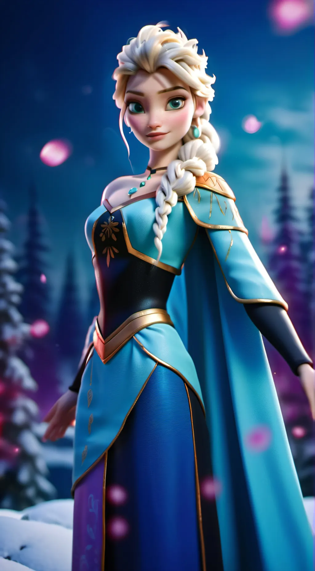 ai character: Elsa  background