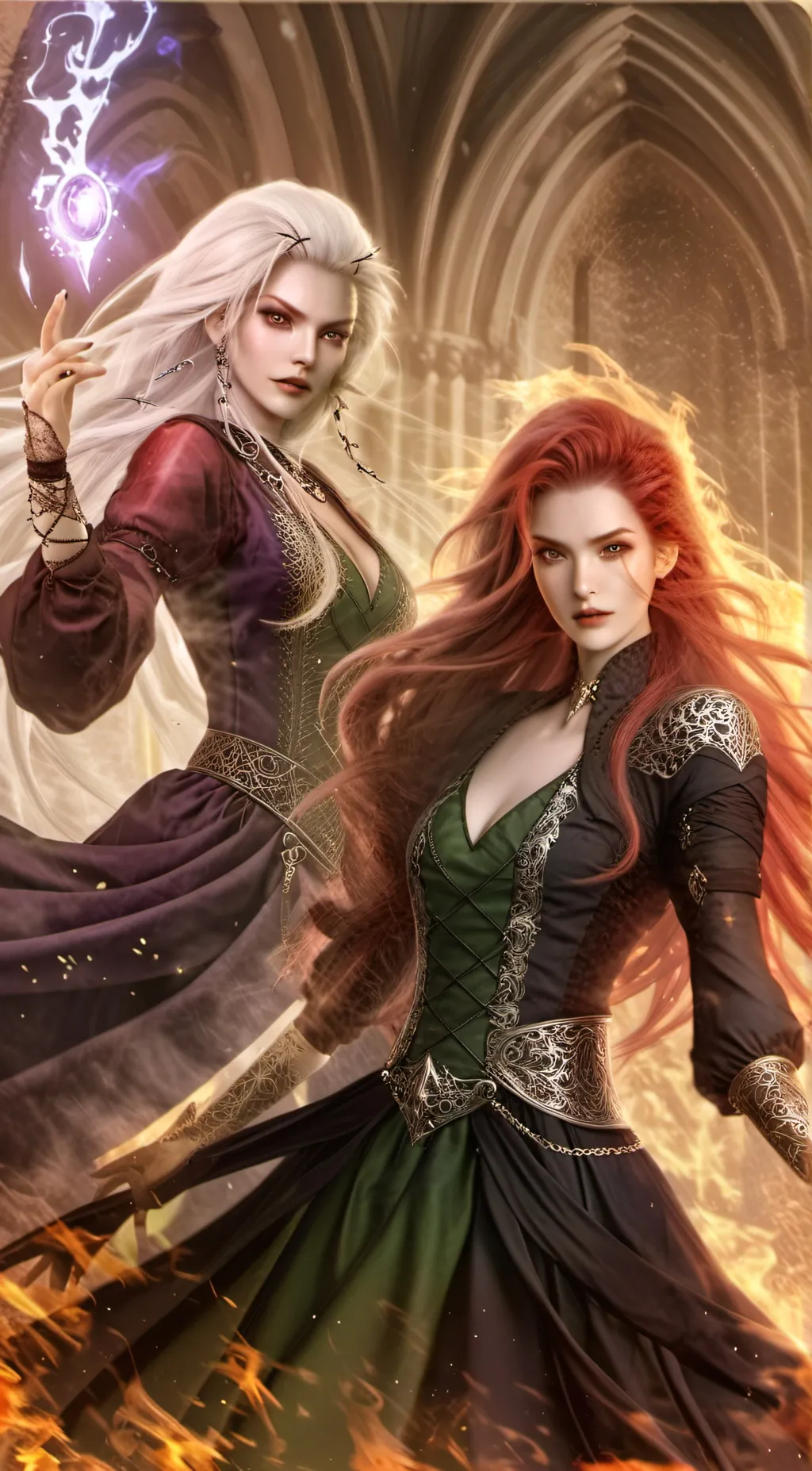 ai character: Aylee and Marni background