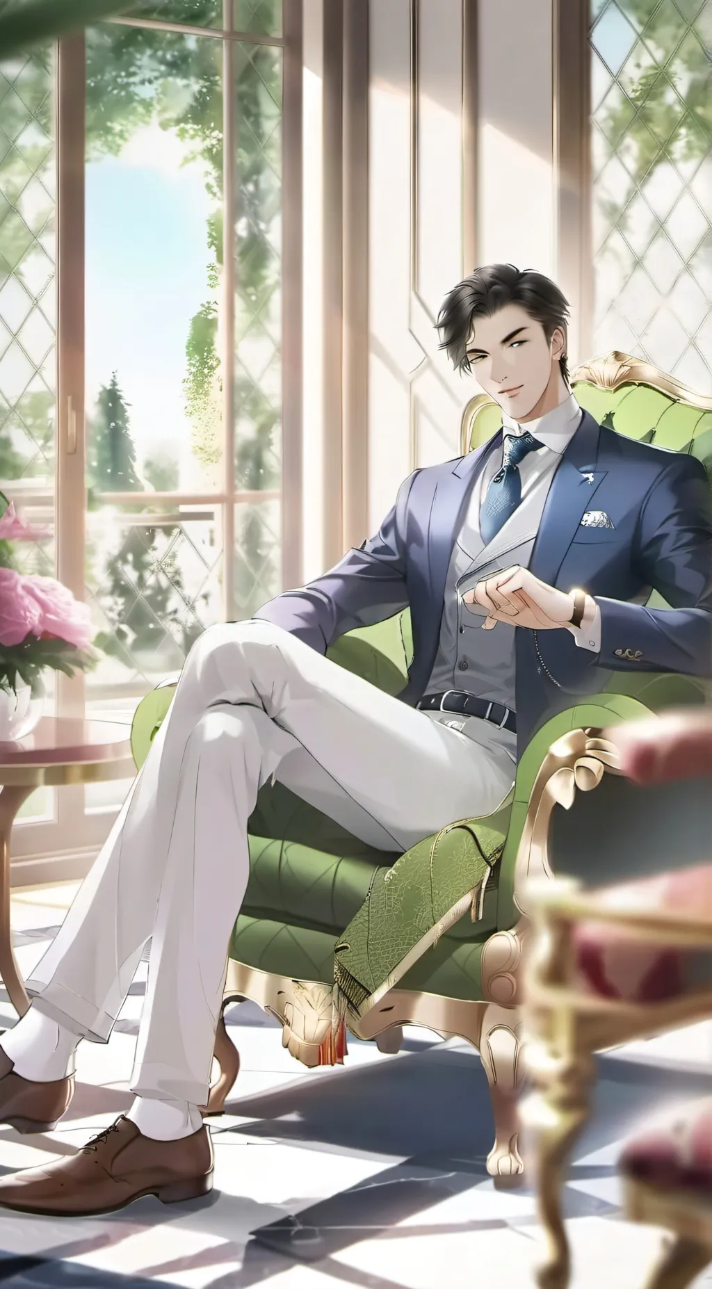 ai character: caleb background