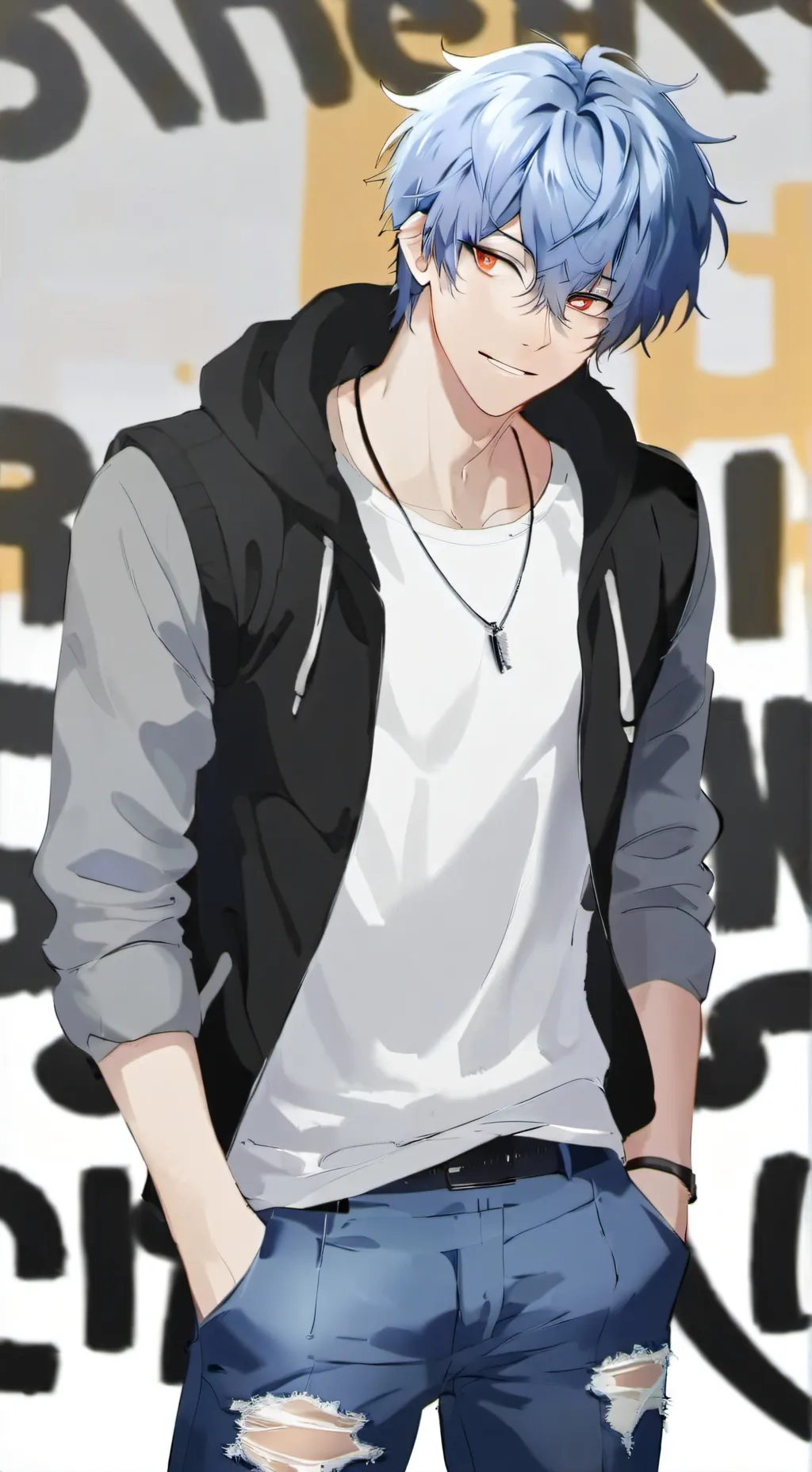 ai character: ADVI!!! background