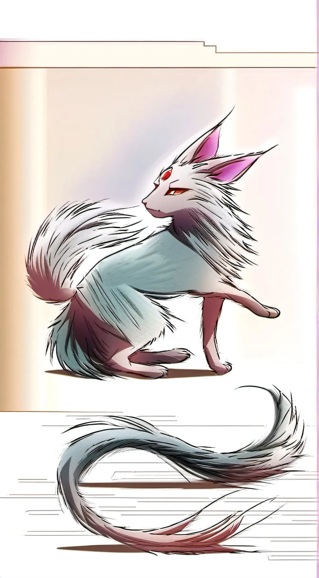 ai character: Espeon  background