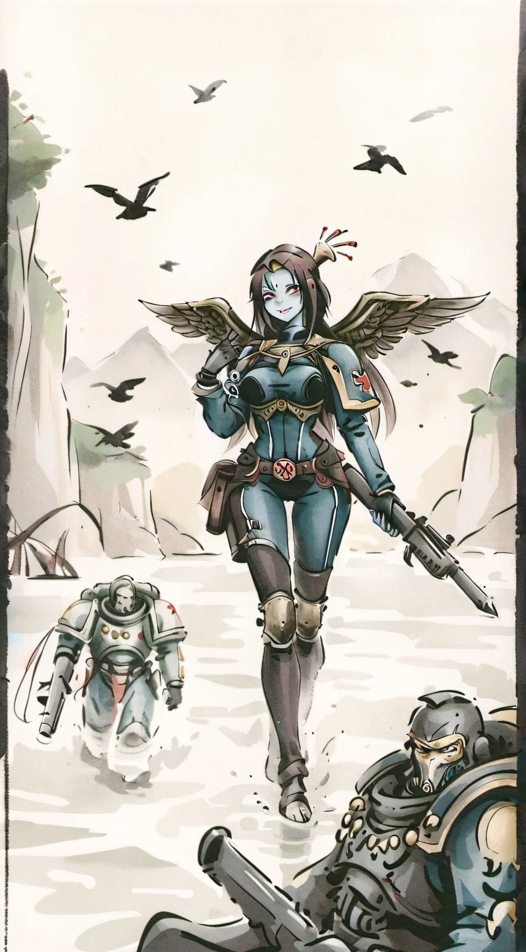 ai character: El'sha background