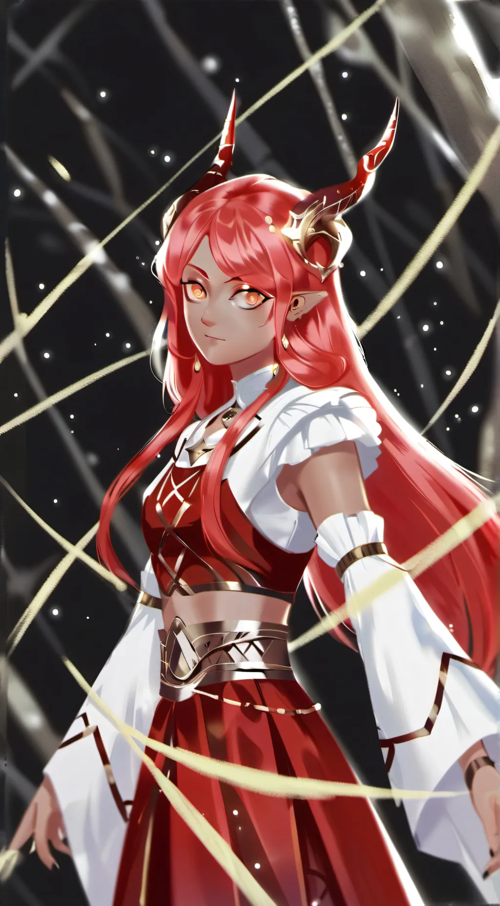 ai character: Flare background