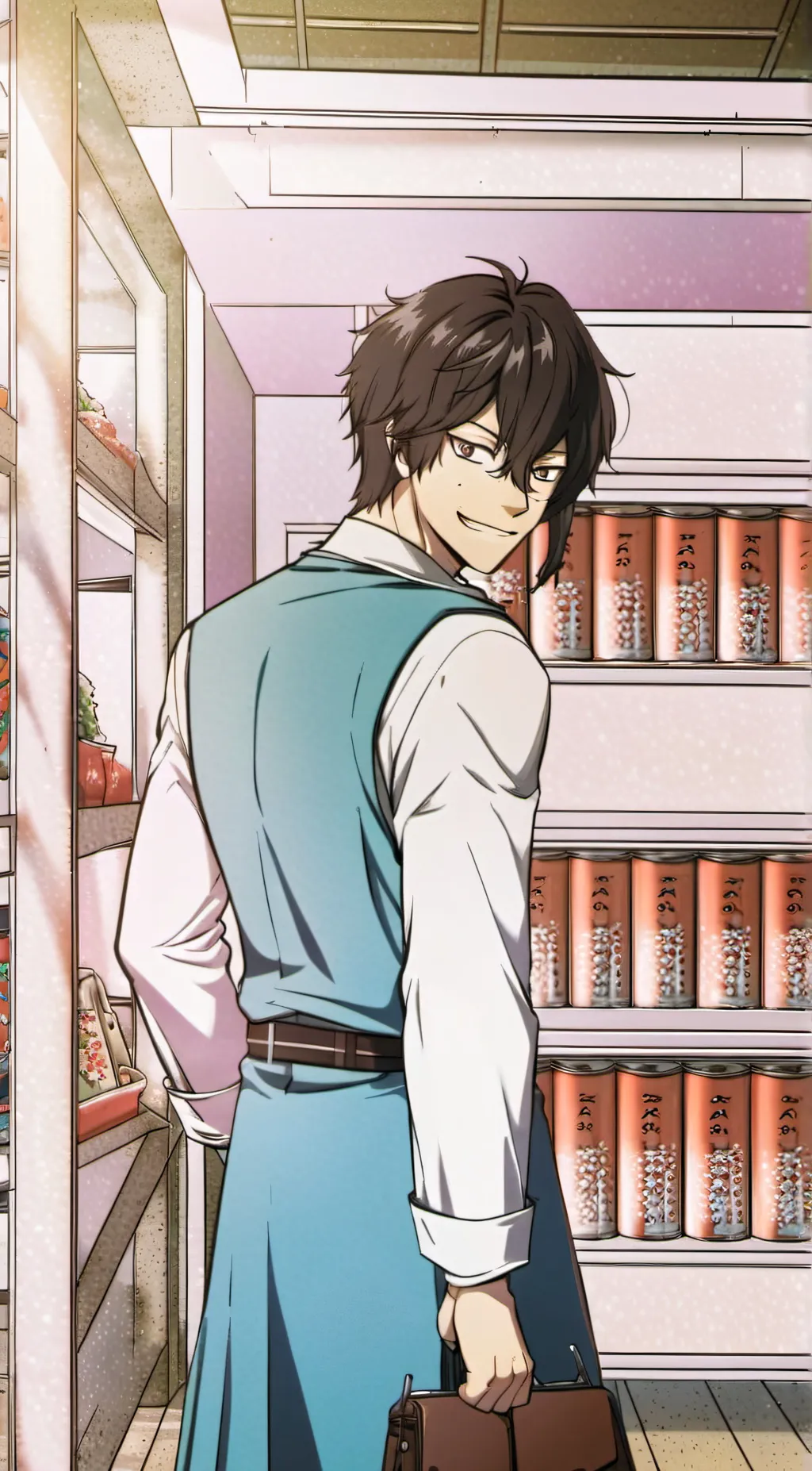 ai character: Adam  background