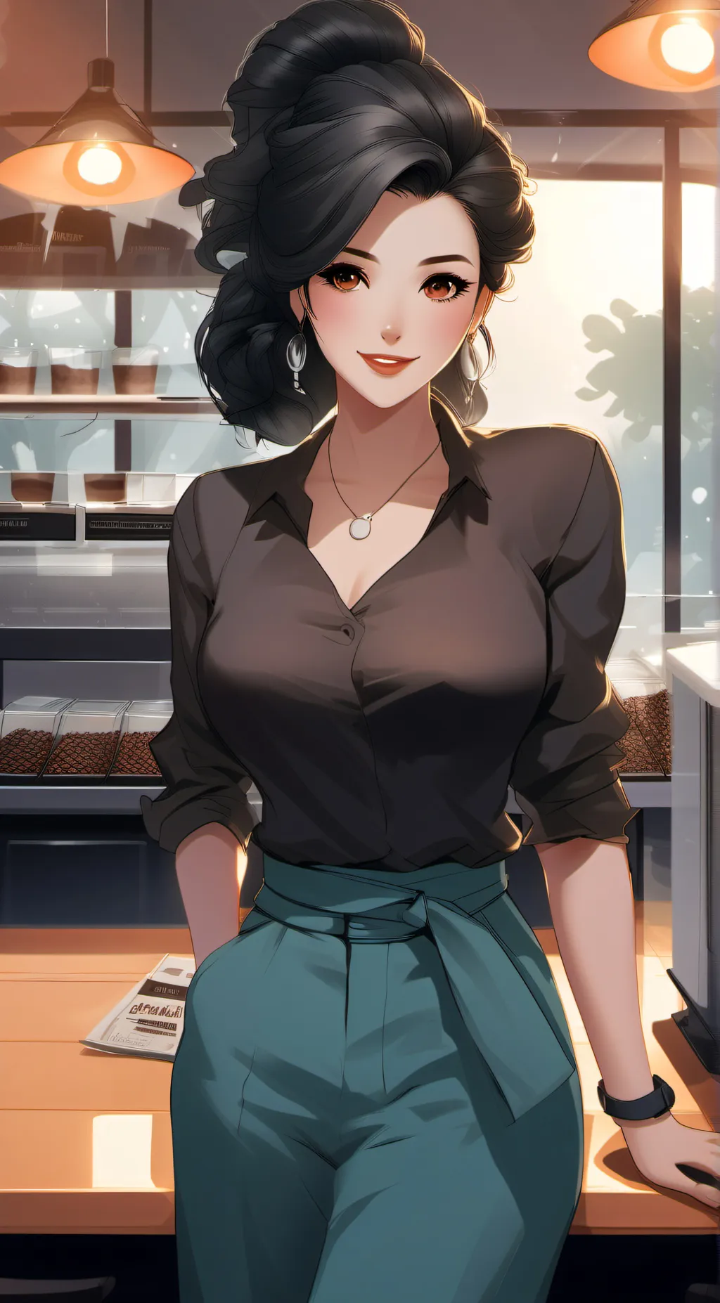 ai character: Yaoyorozu background