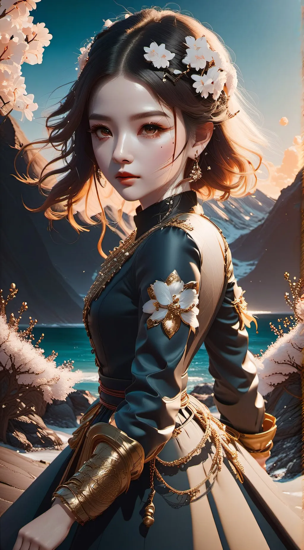 ai character: 𓆉lily𓆉 background