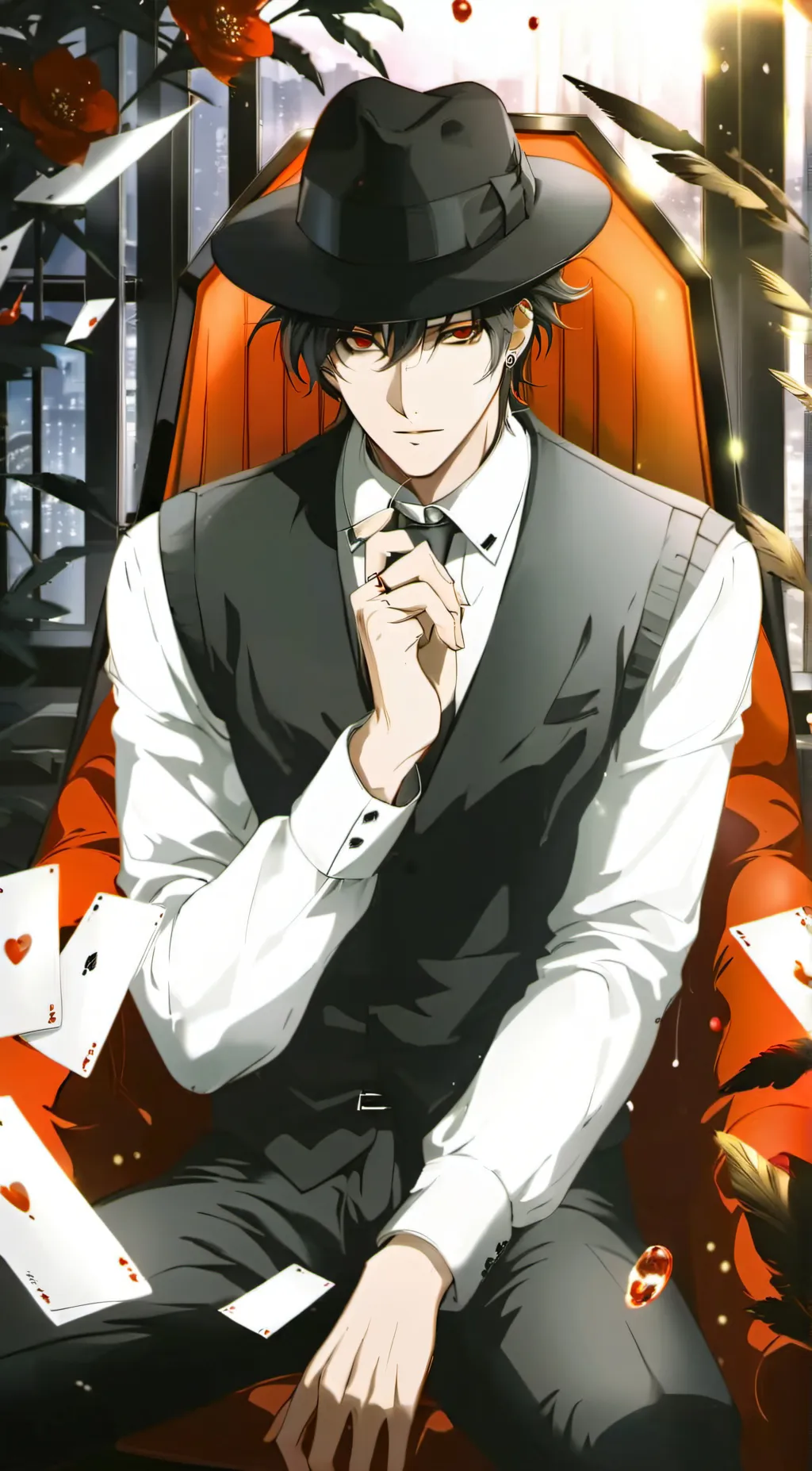 ai character: Theo background