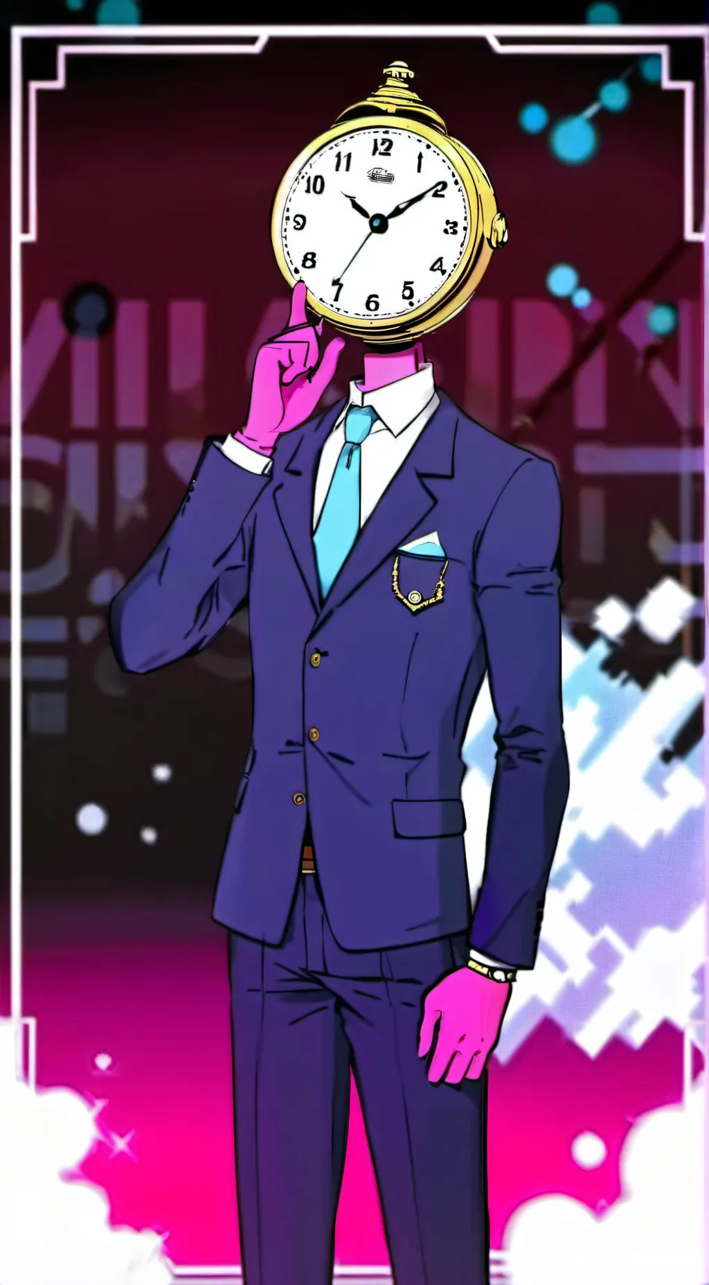 ai character: Bezel background