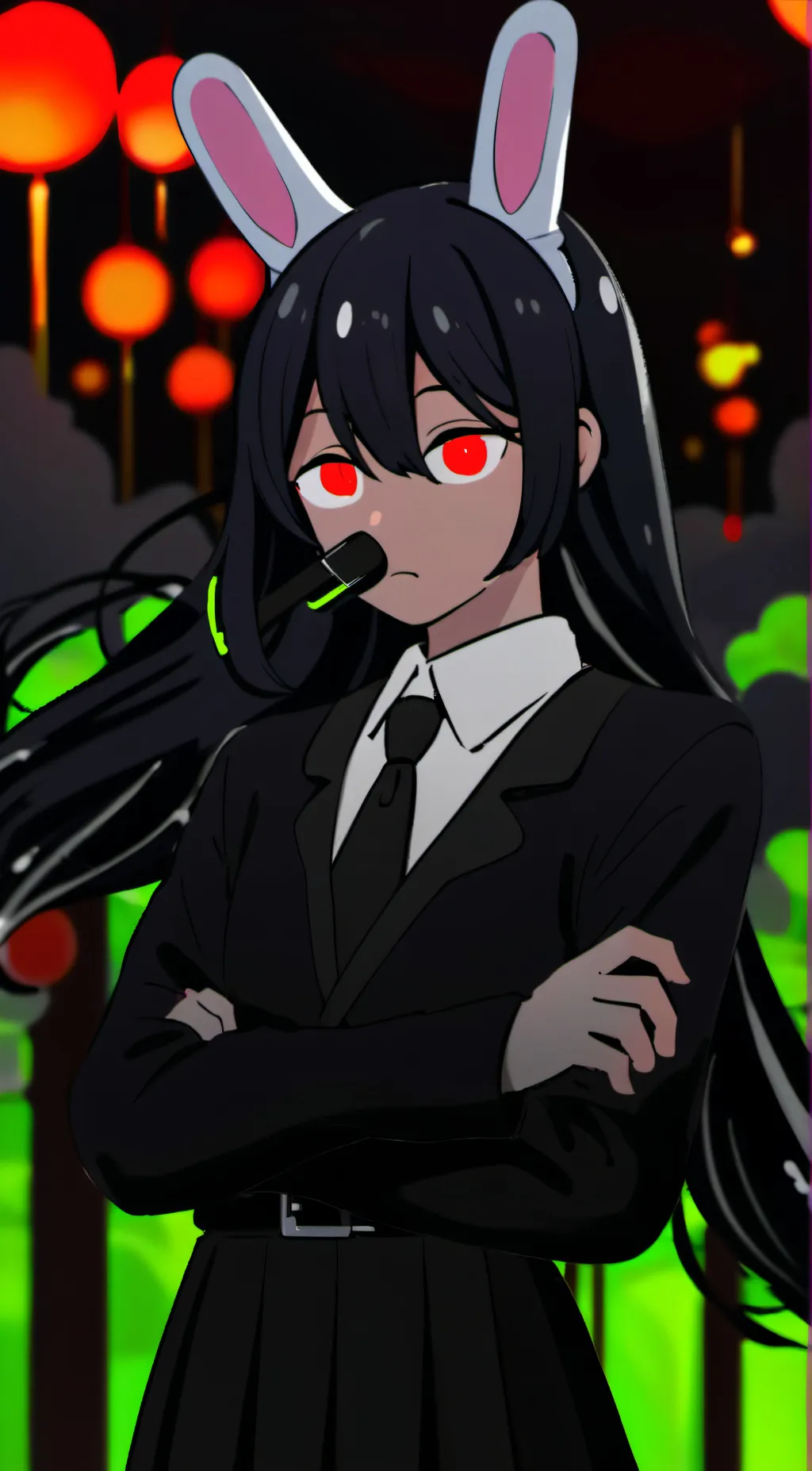 ai character: Aya  background