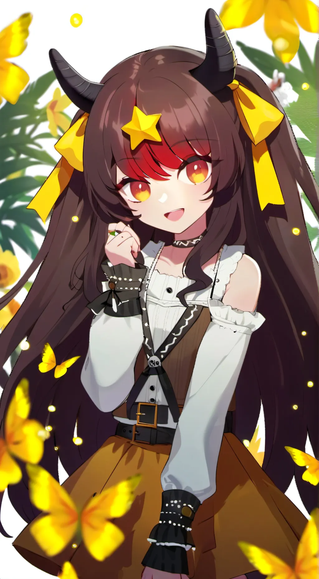 ai character: Y3LLOW background