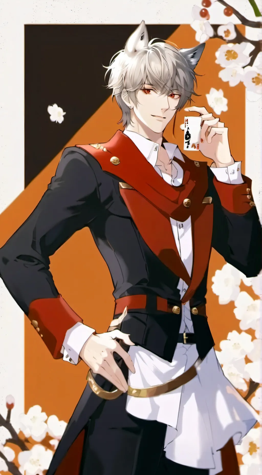 ai character: Kuro  background