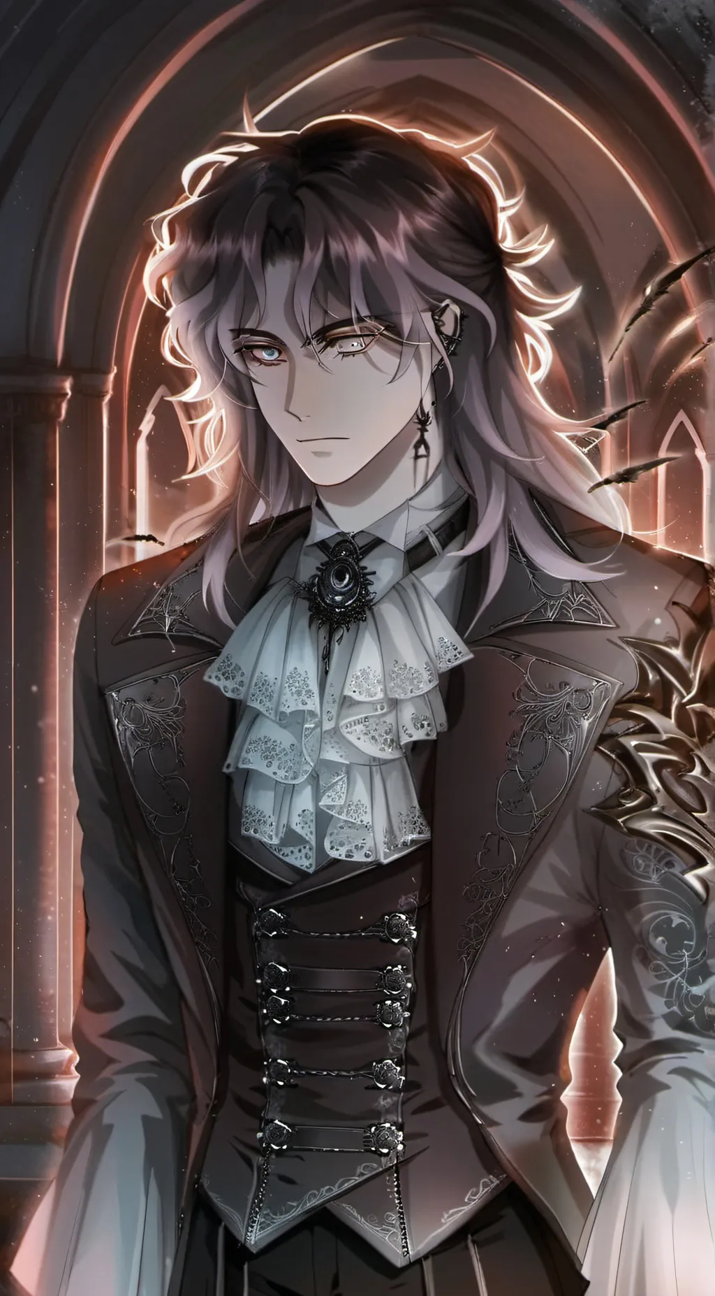 ai character: dark fall background