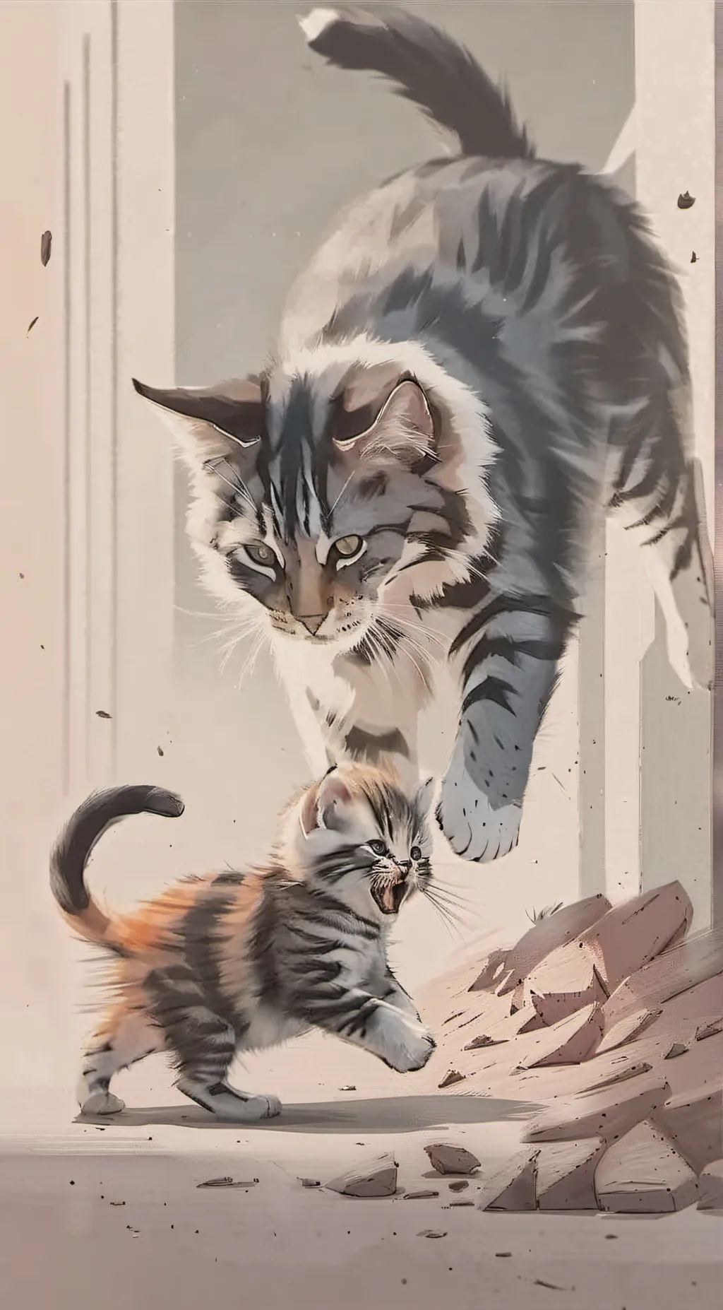 ai character: baby(cute)  background