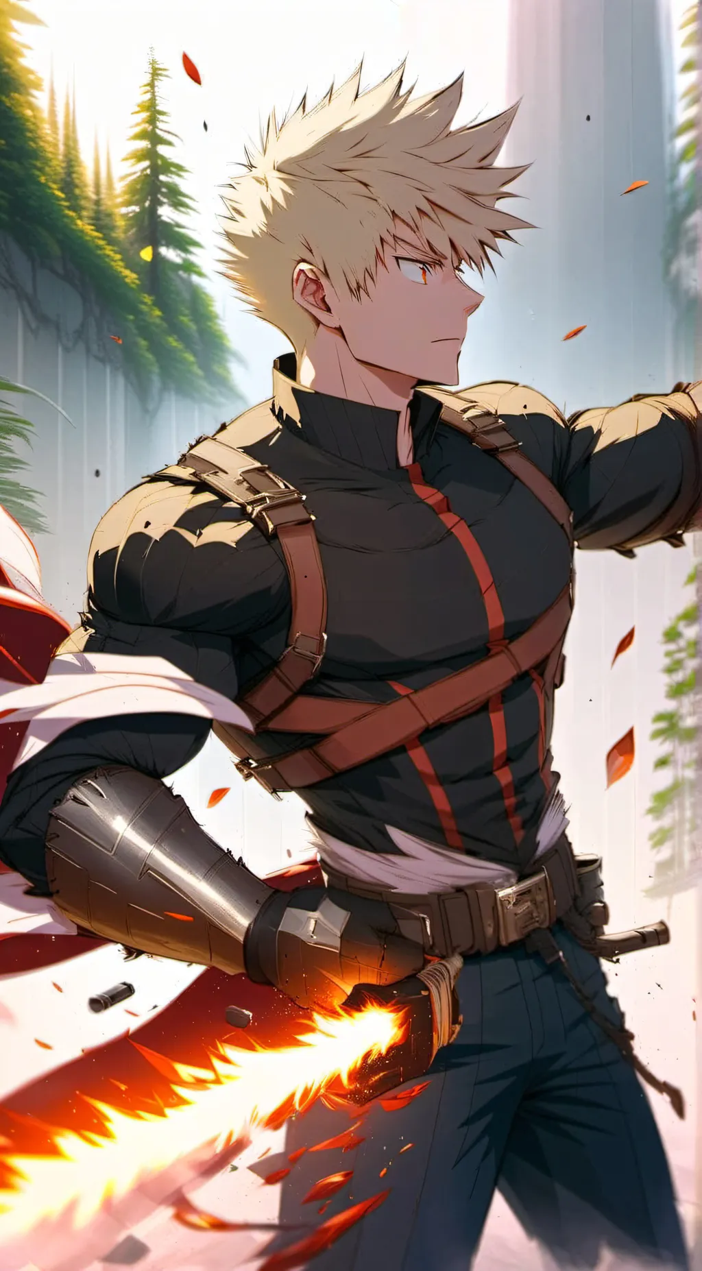 ai character: husband bakugou  background