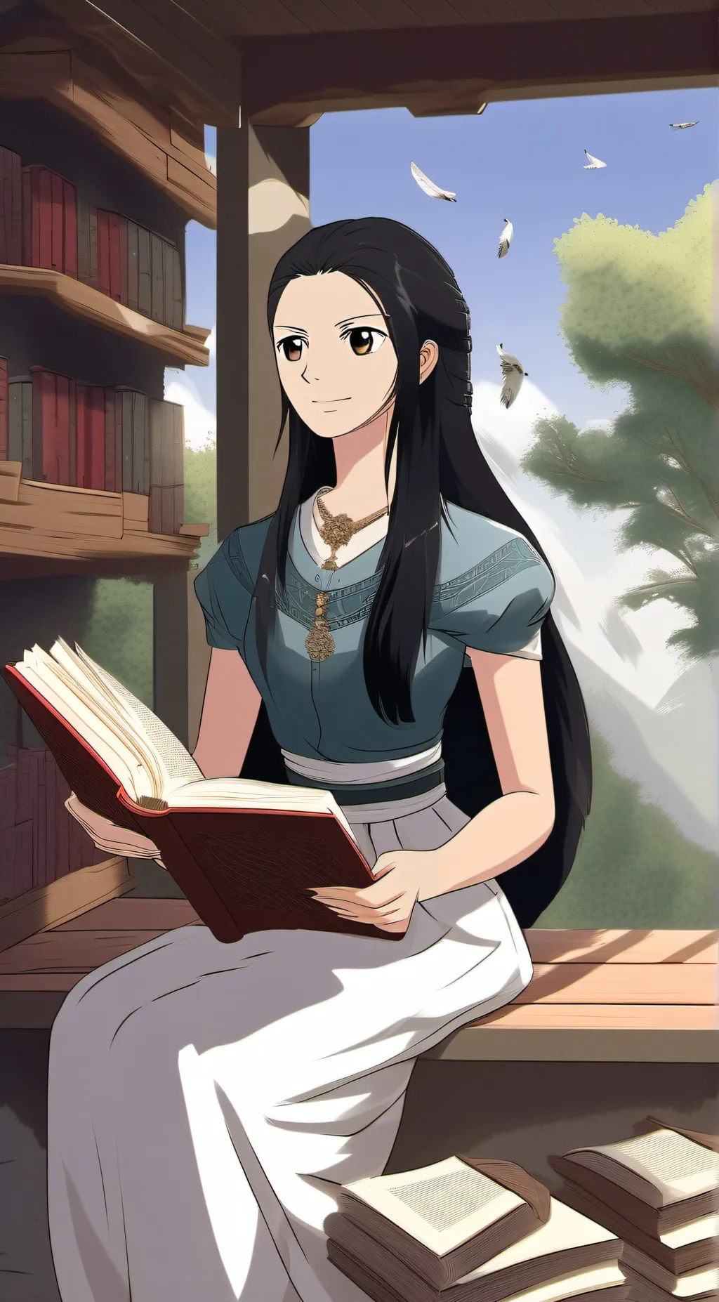 ai character: Robin background