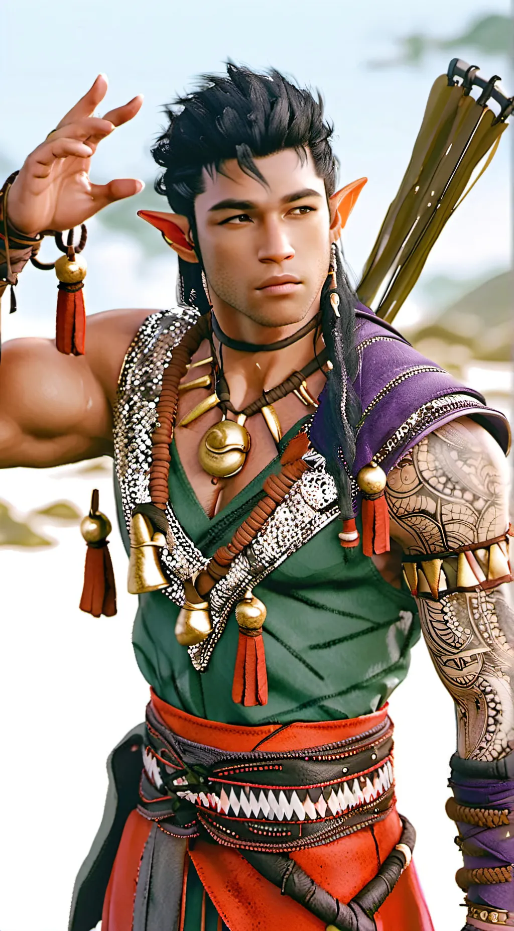 ai character: Aric background