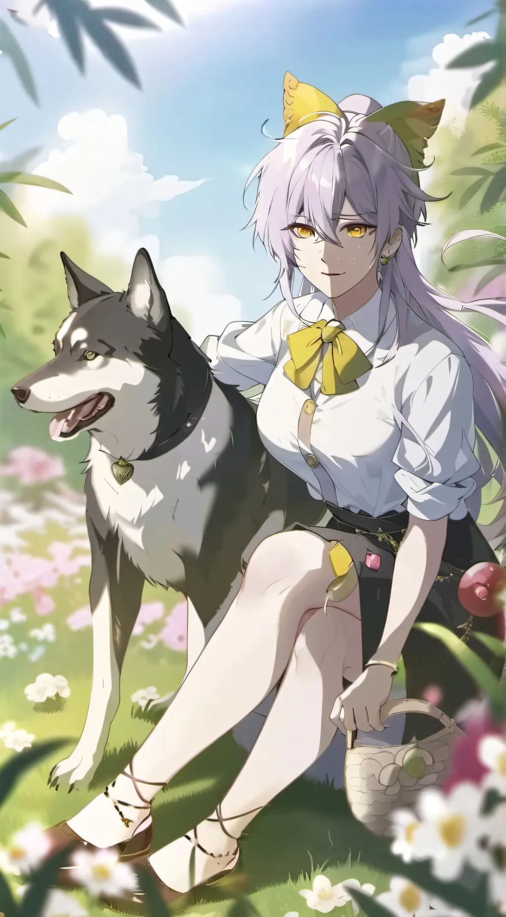 ai character: Emma  background