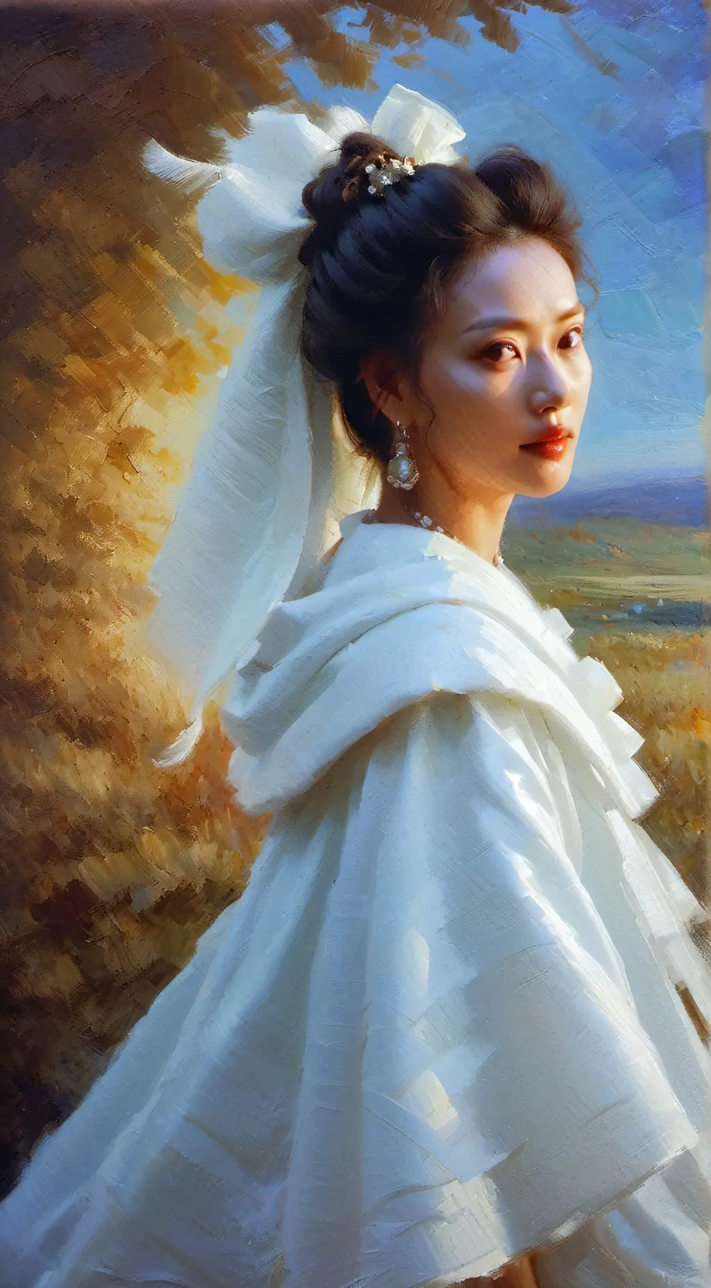 ai character: Sandy background