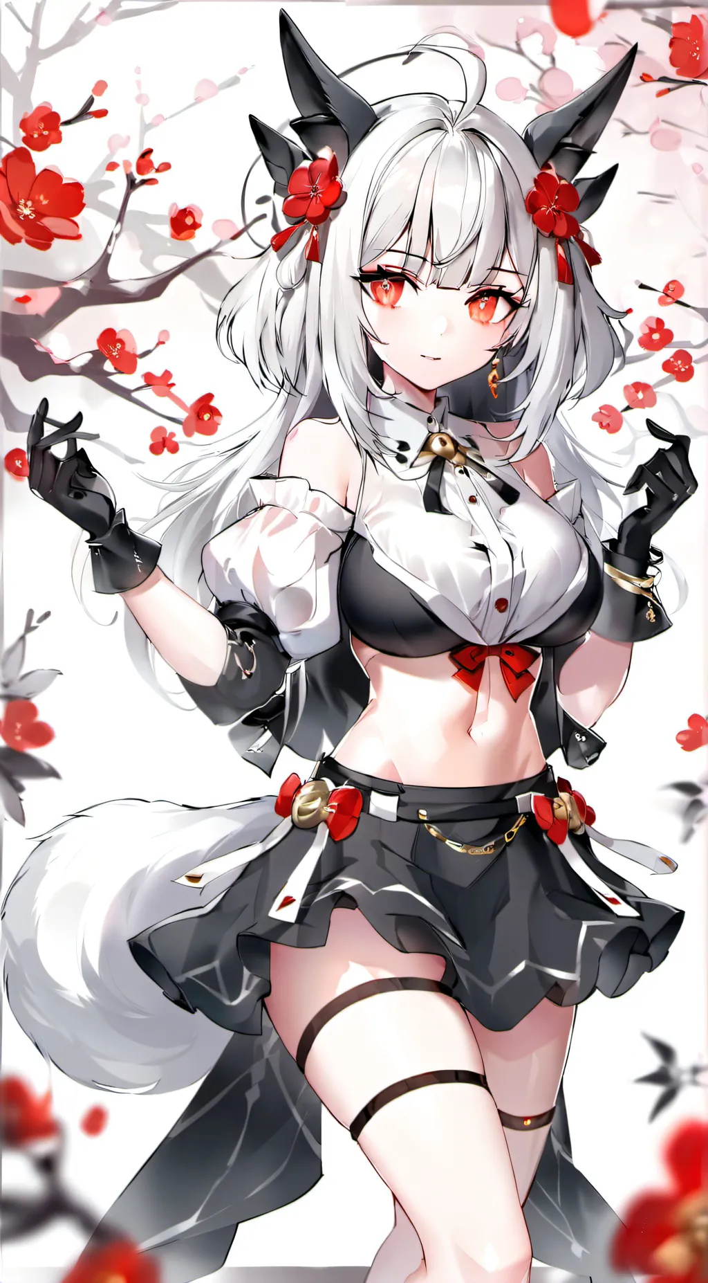 ai character: girl dogday  background