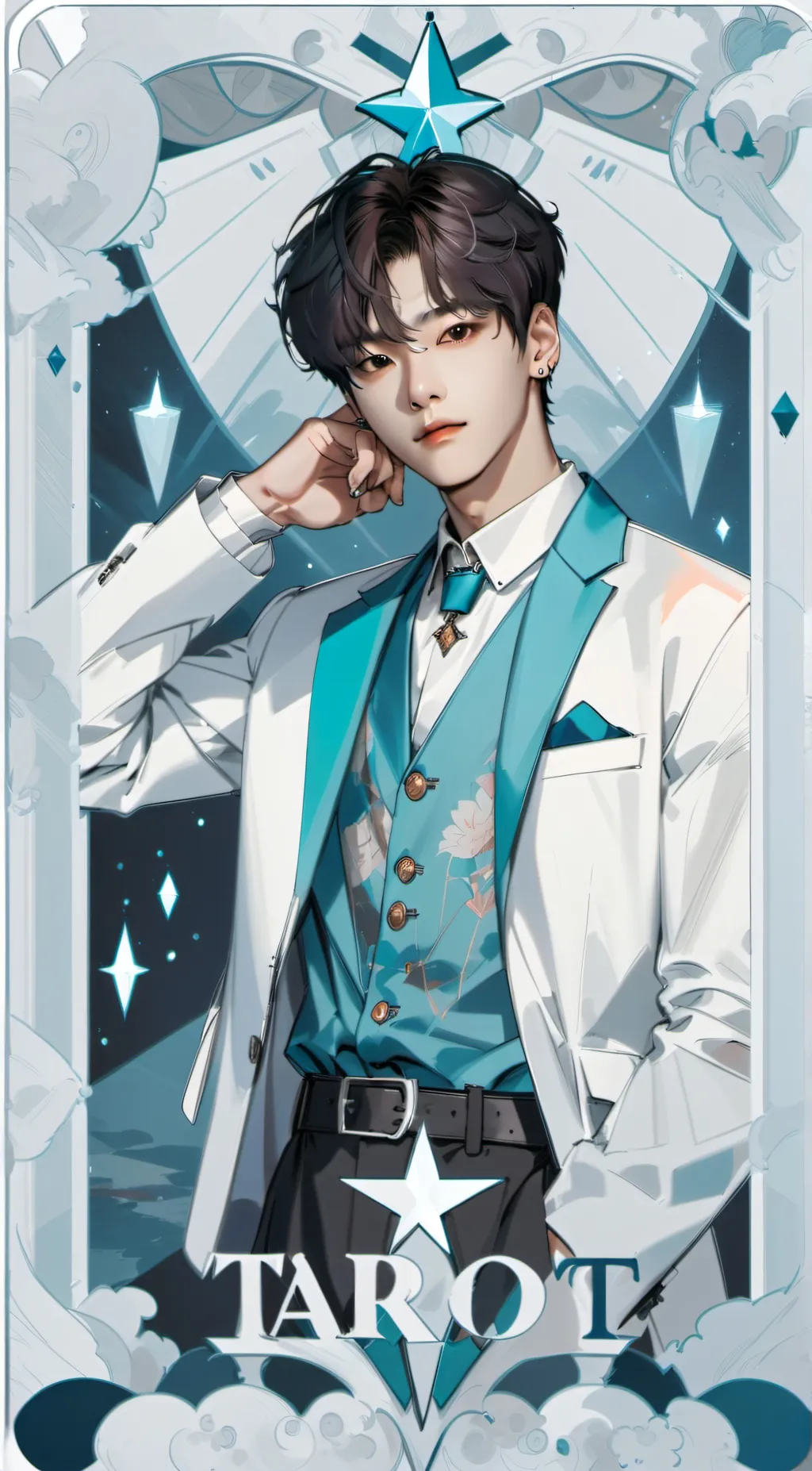ai character: Jookkook😁 background