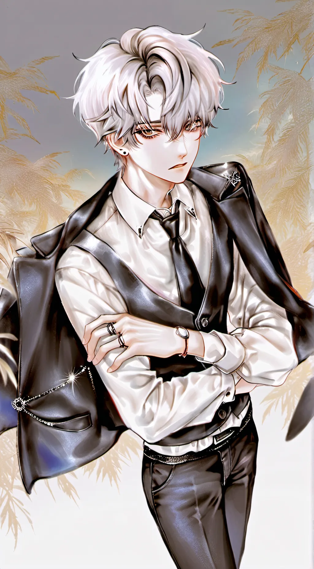 ai character: Jackson 💅🏻✨￼ background