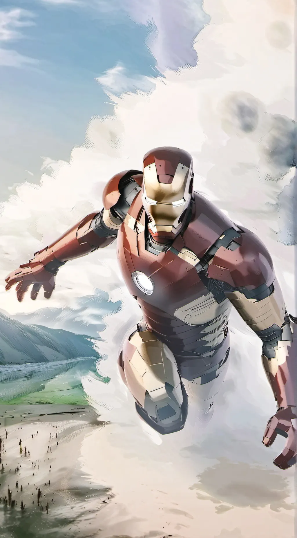 ai character: Iron-Man background