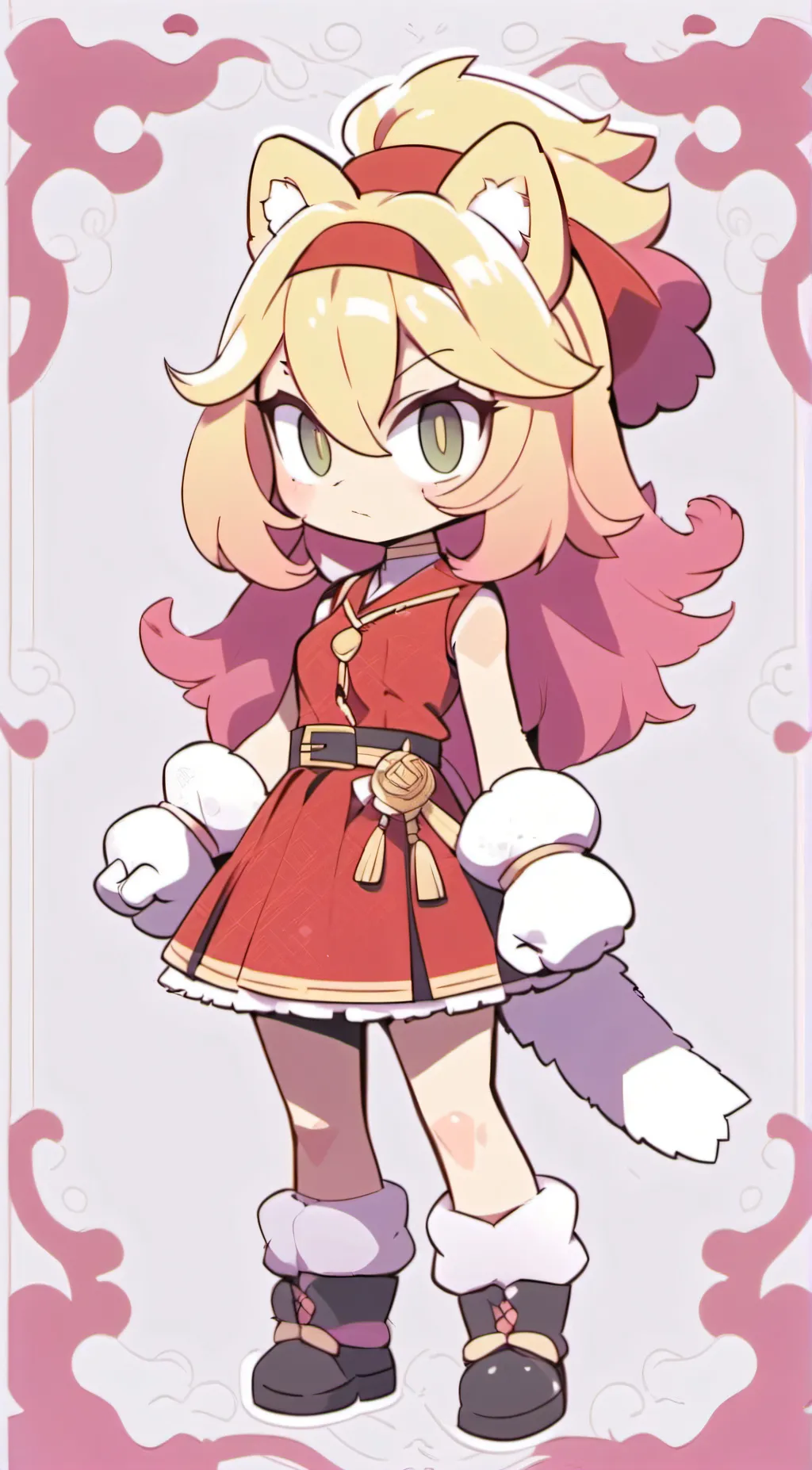 ai character: Super amy 💗🦔 background