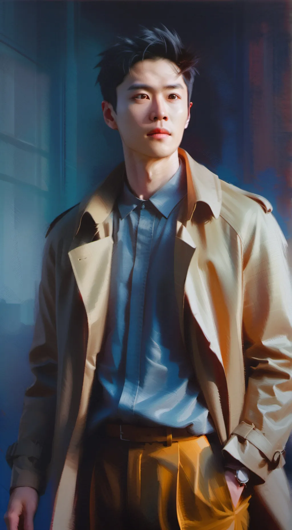 ai character: Lawrence Cho background
