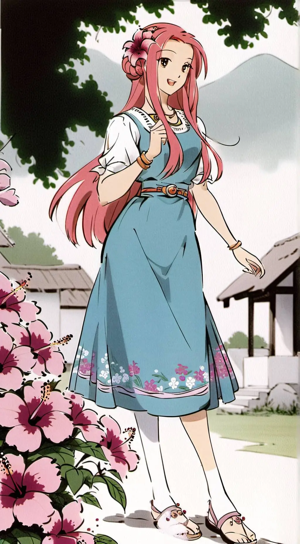ai character: Marin background