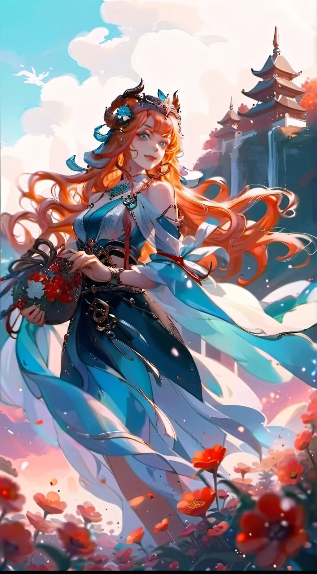 ai character: Kagura background