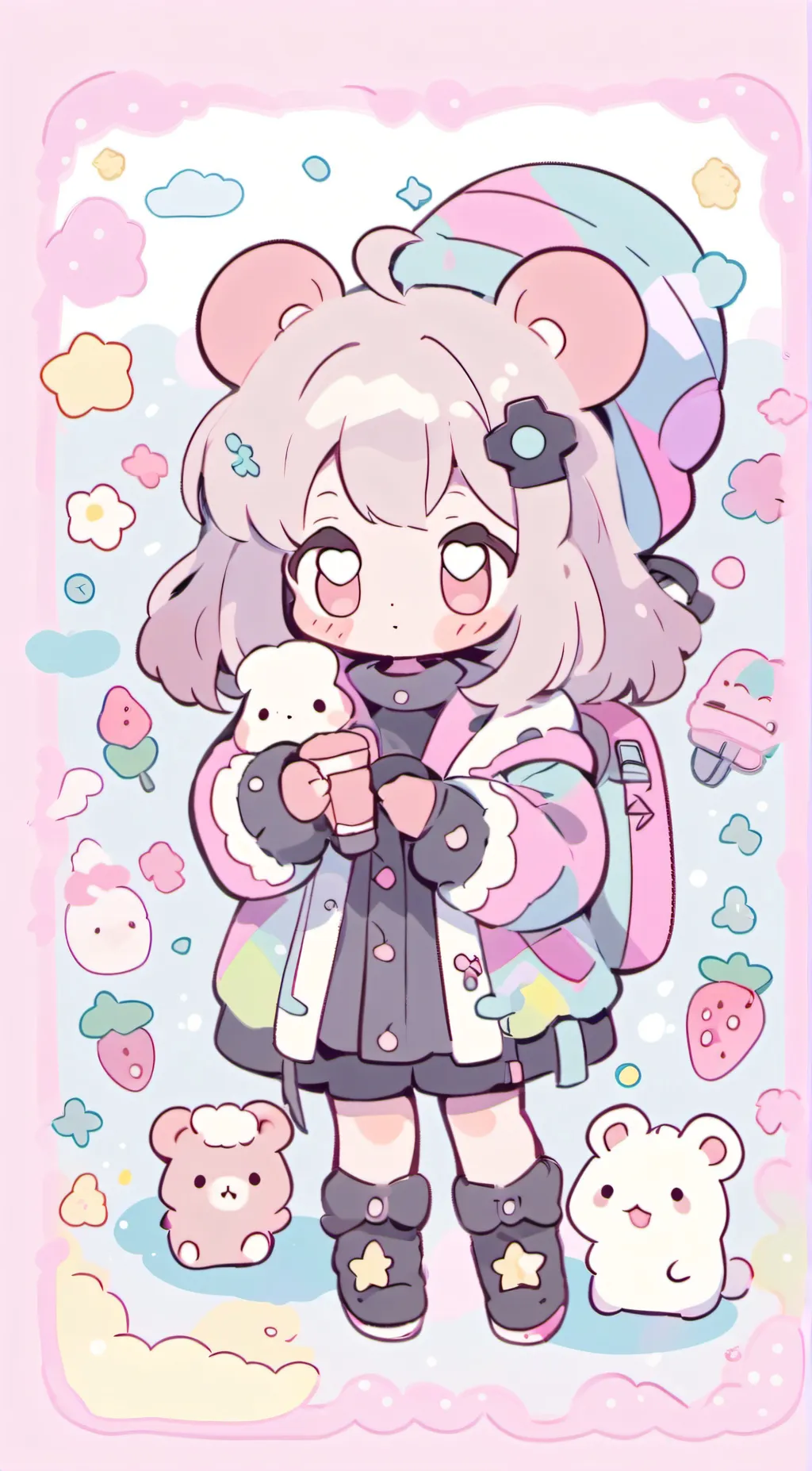 ai character: cheap background