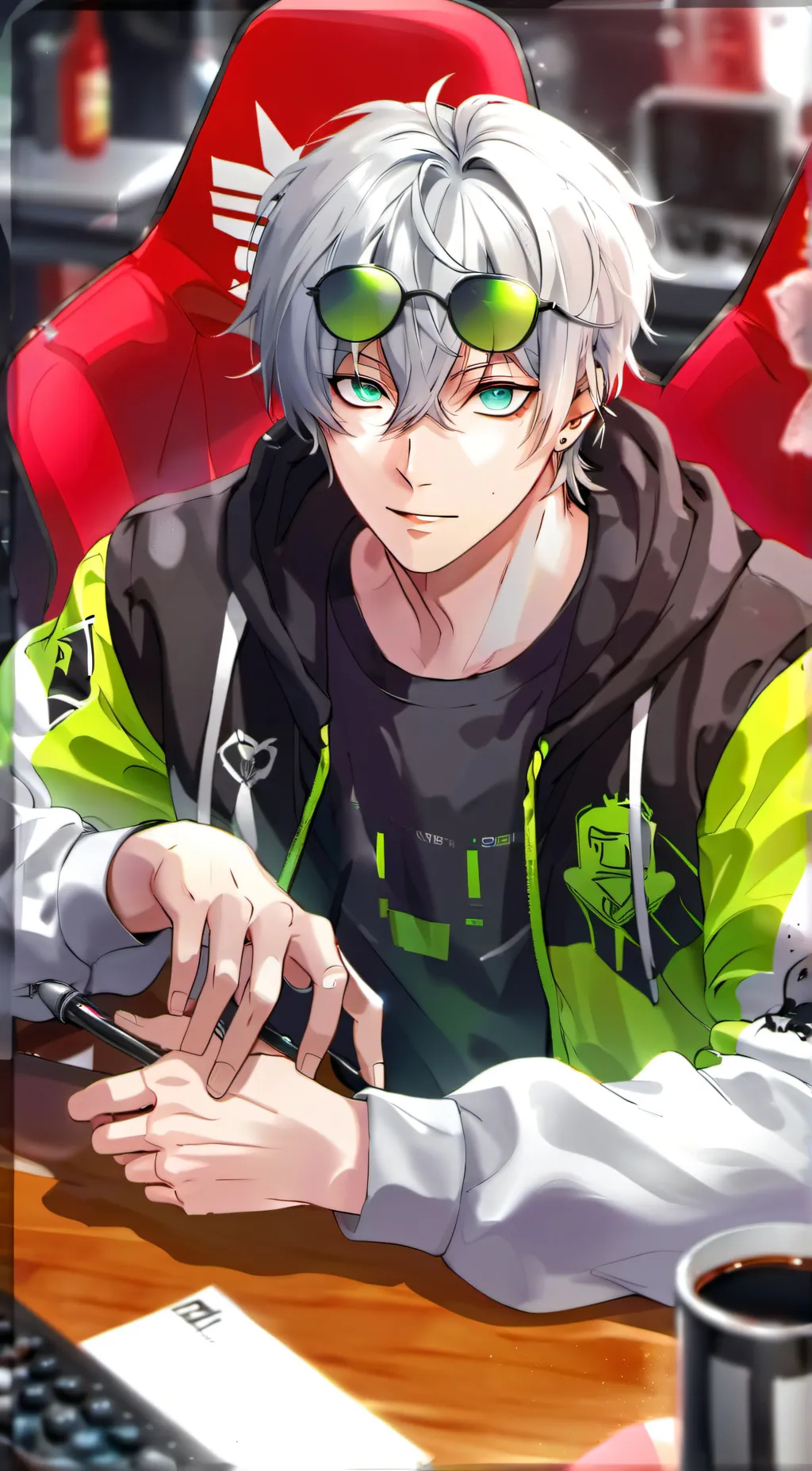 ai character: Rin background