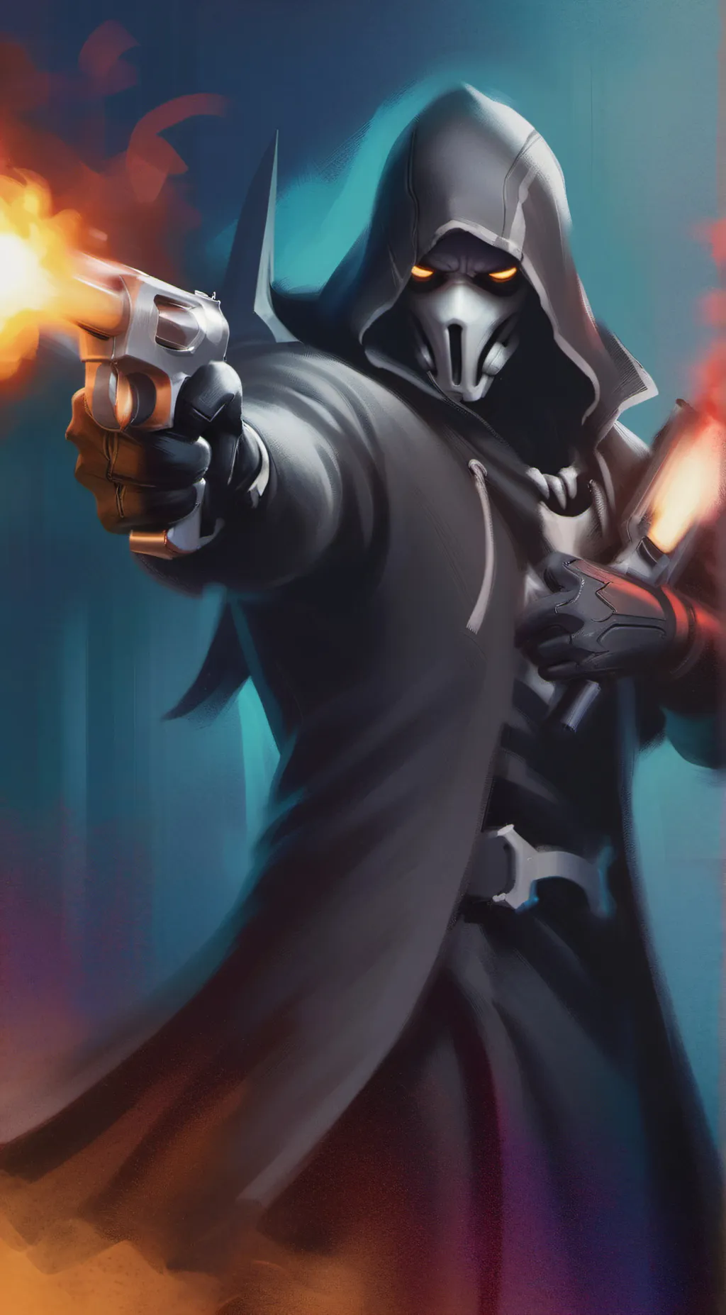 ai character: Reaper(overwatch2) background