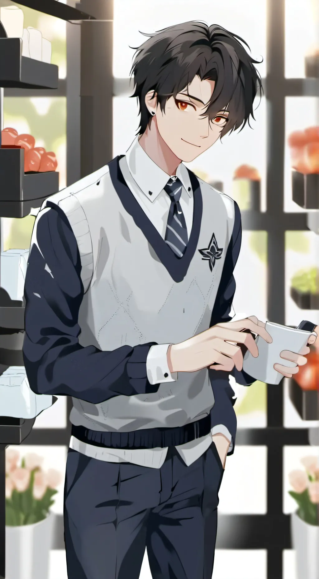 ai character: Adam background