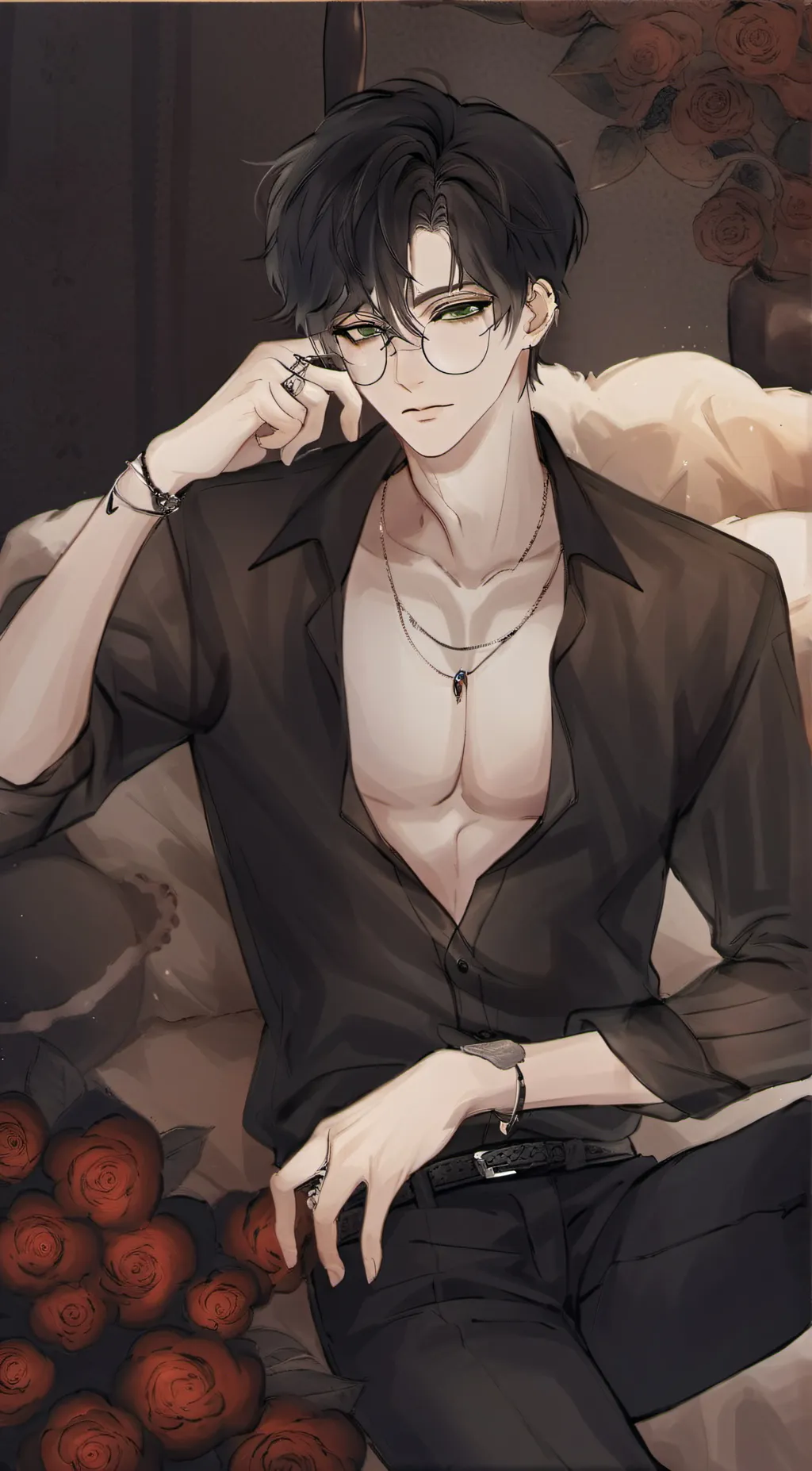 ai character: Ezekiel🌹 background
