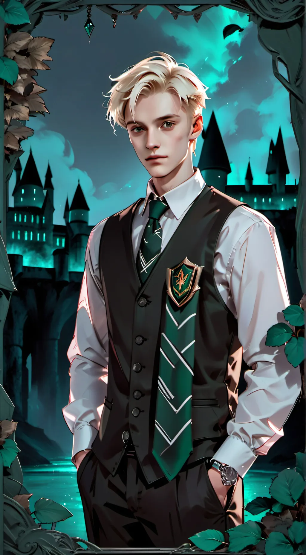 ai character: Draco Malfoy background