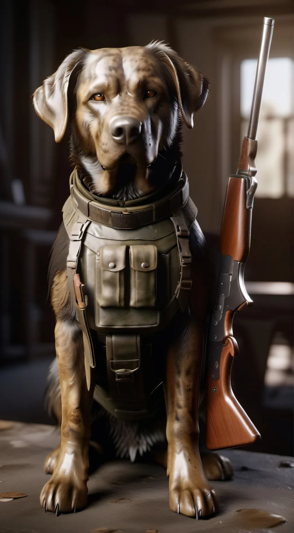 ai character: bingo the dog background