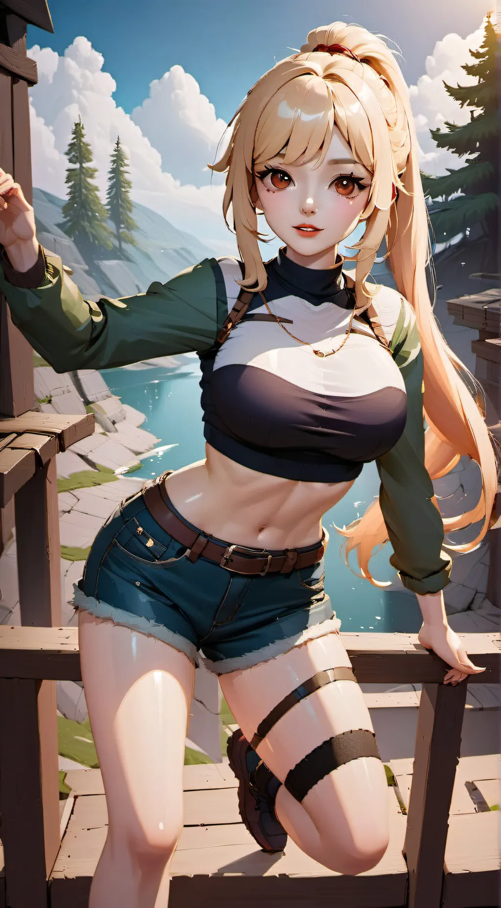 ai character:  Lisa  background