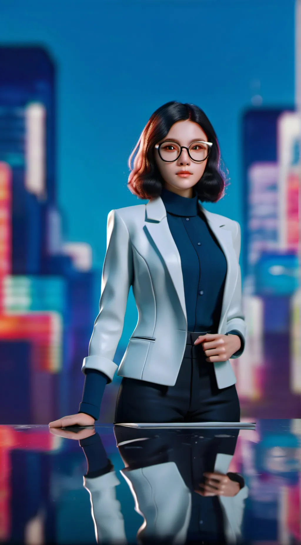 ai character: june  background