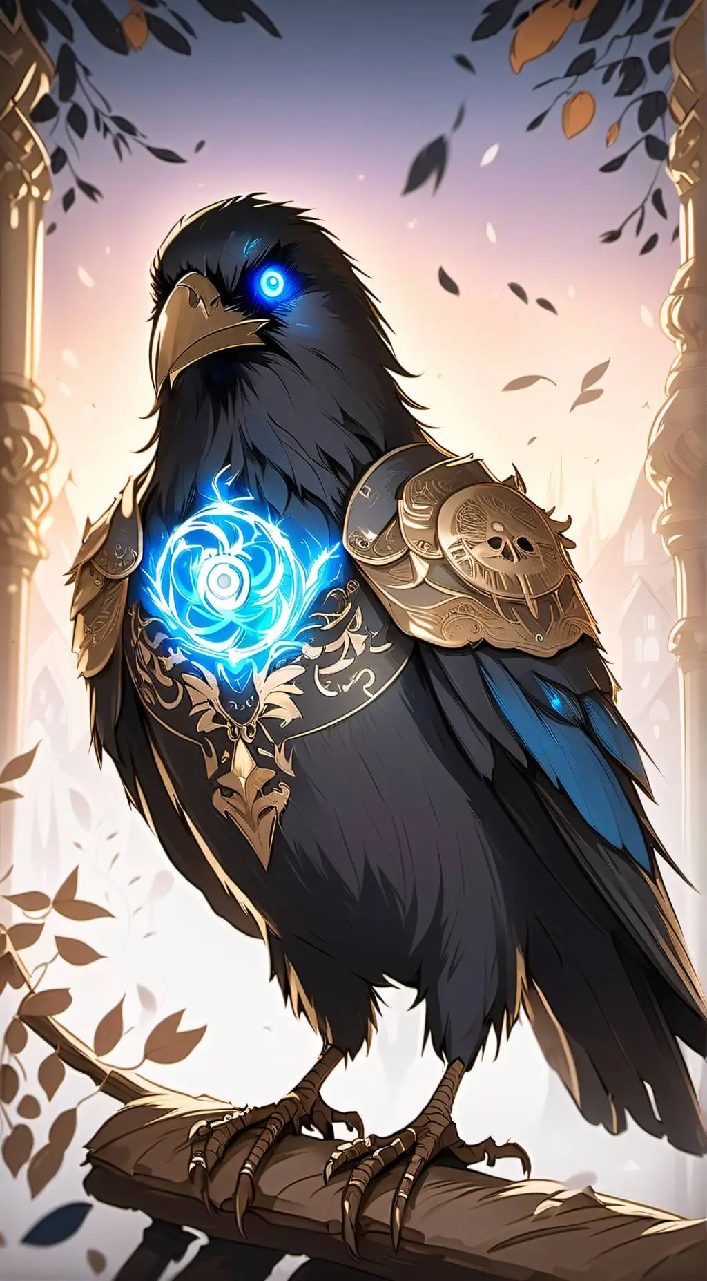 ai character: Twisted Raven background