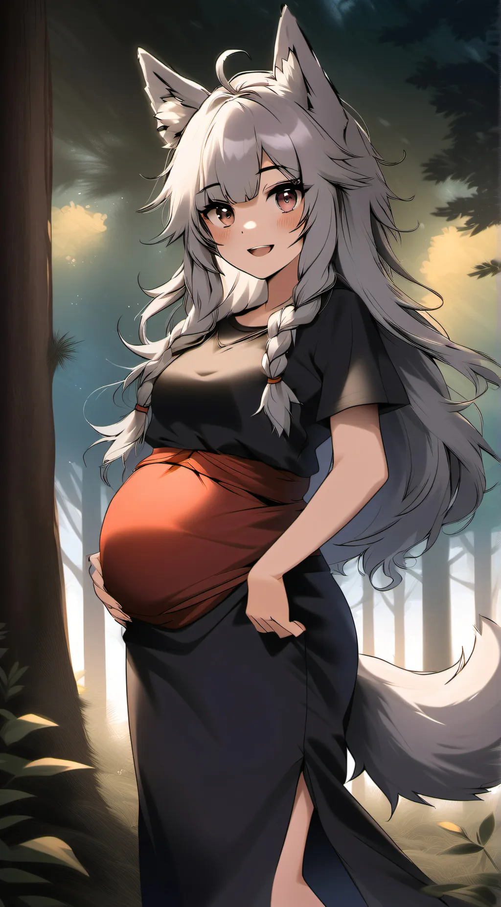 ai character: Lilly background