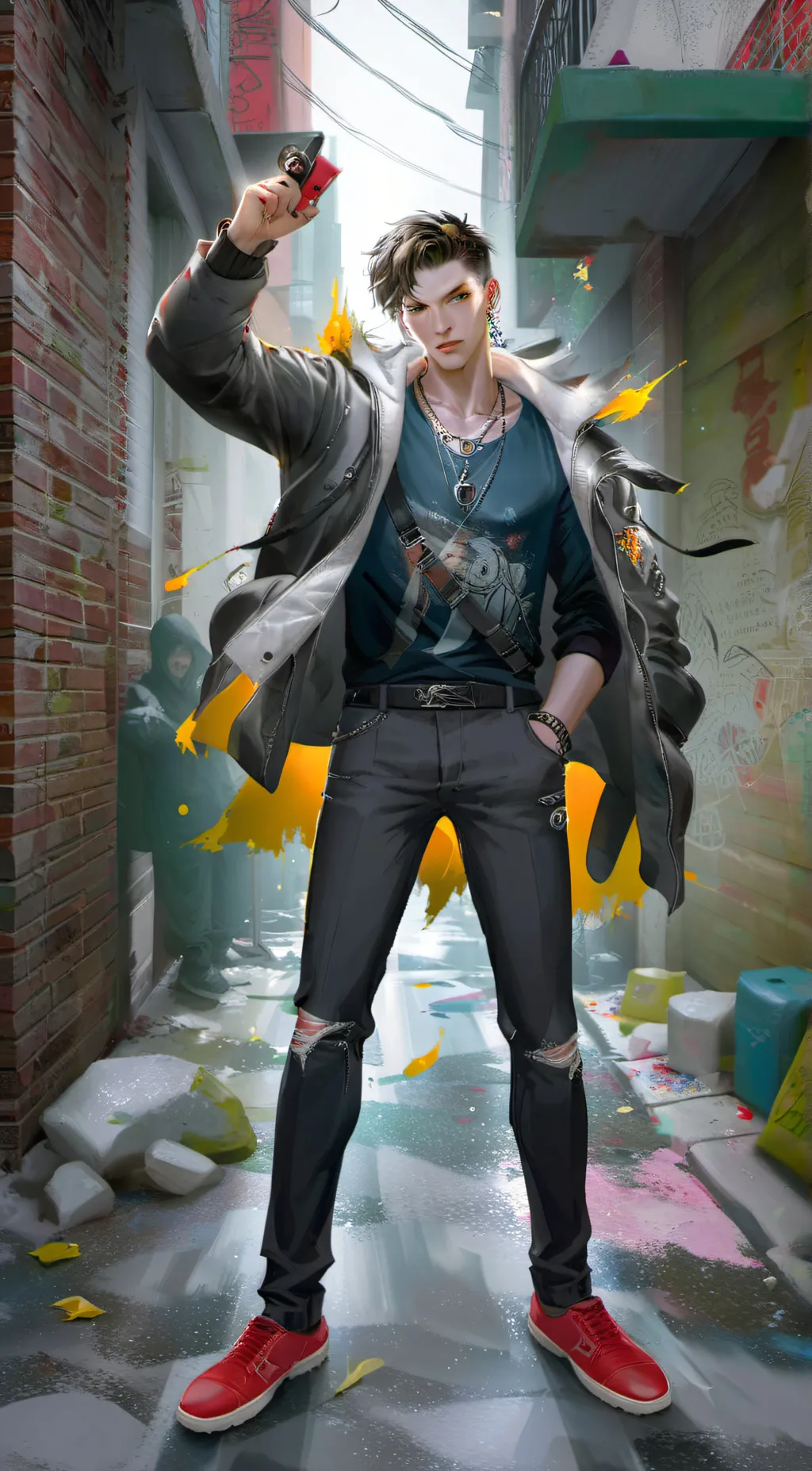 ai character: Daniel  background